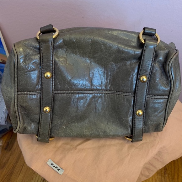 Miu Miu Vitello Lux Bow bag - mini - Picture 5 of 7